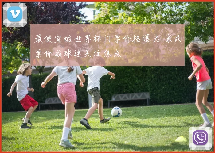 最便宜的世界杯门票价格曝光 亲民票价成球迷关注焦点